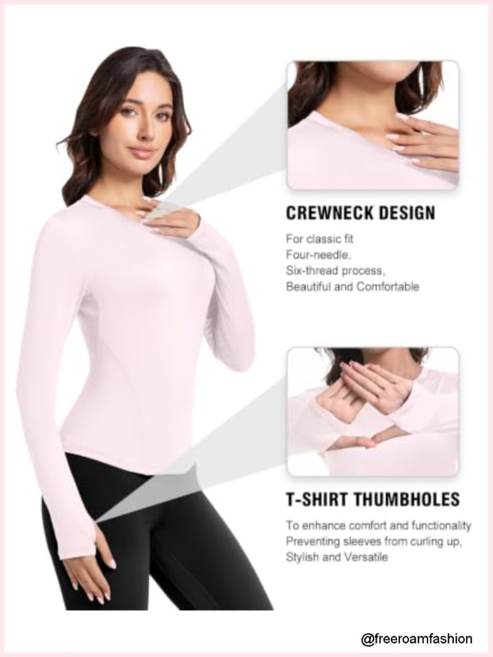 Women's UPF 50+ Long Sleeve Compression Shirts 4-Pack, Quick Dry Athletic - Picture 3 of 6
